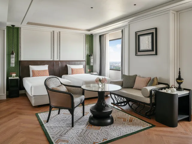غرفة بريميوم بسريرين منفصلين مع دخول صالة النادي، InterContinental Chiang Mai Mae Ping an IHG Hotel 3/5