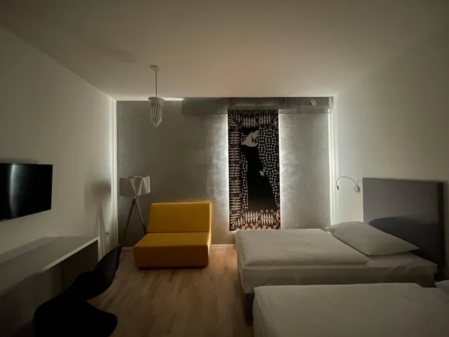غرفة ديلوكس بسرير مزدوج أو سريرين منفصلين بشرفة، Hotel Praha Liberec 1/1