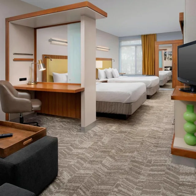 جناح بسريرين كوين مع سرير سحّاب إضافي مع أريكة، Springhill Suites By Marriott Potomac Mills Woodbridge 1/4
