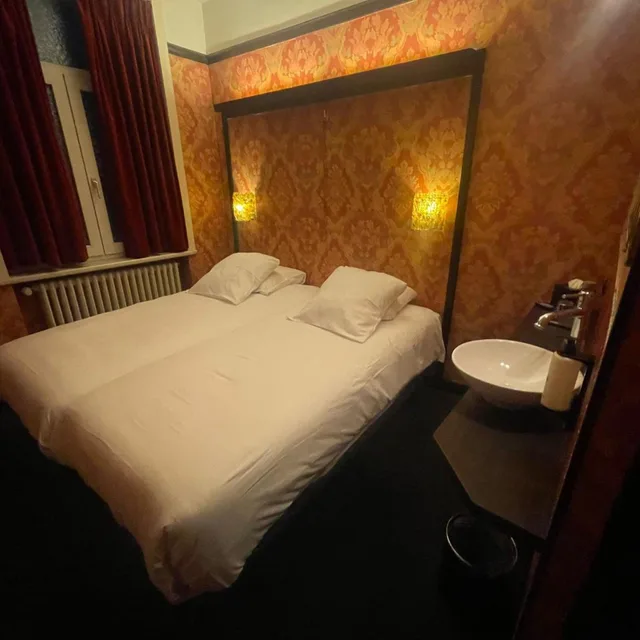 غرفة قياسية بسريرين منفصلين، Hotel Le Berger 5/10
