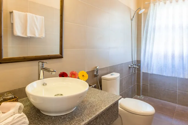غرفة ديلوكس بسريرين منفصلين بإطلالة على الحديقة، The Garden House Phu Quoc 5/10