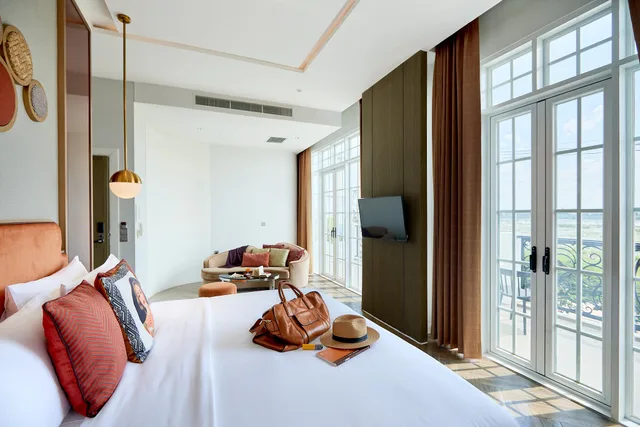 غرفة ديلوكس بإطلالة على النهر، La Seine Hotel 1/2