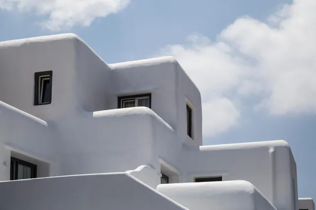 غرفة بسريرين منفصلين بإطلالة على الحديقة، Ftelia Bay Boutique Hotel 1/1