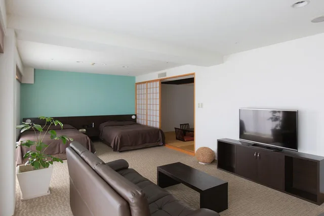 جناح جونيور بسرير مزدوج أو سريرين منفصلين، EM Wellness Kurashino Hakko Lifestyle Resort 2/2