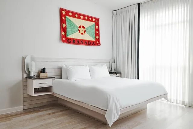 غرفة بسرير كينج لذوي الإعاقة، Bungalow Hotel 7/9
