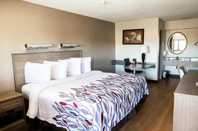 غرفة سوبيريور بسرير كينج، Red Roof Inn Rochester - Henrietta 2/4