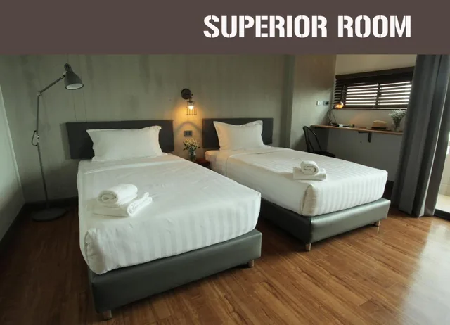 غرفة سوبيريور بسريرين منفصلين، Space 59 Hotel 3/8