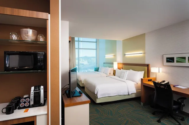 Studio, 2 Queen Beds, Springhill Suites By Marriott Kennewick Tri Cities 3/4