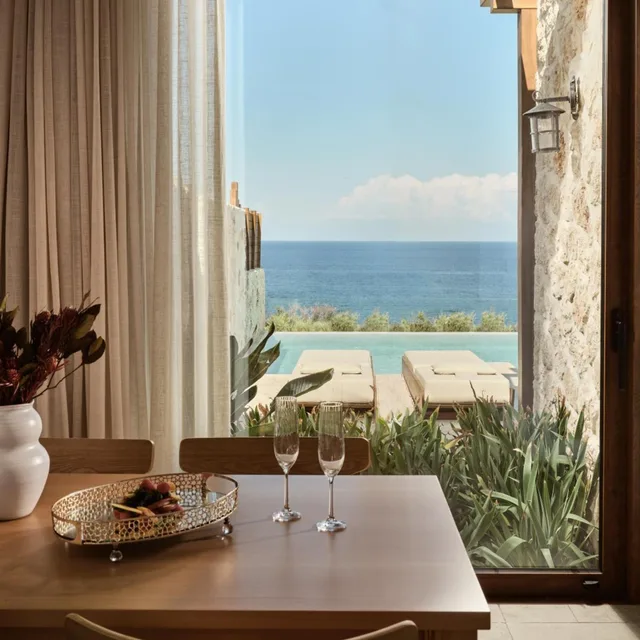 فيلا بإطلالة على البحر بغرفة نوم واحدة بمسبح خاص، Lesante Cape Resort & Villas 2/2