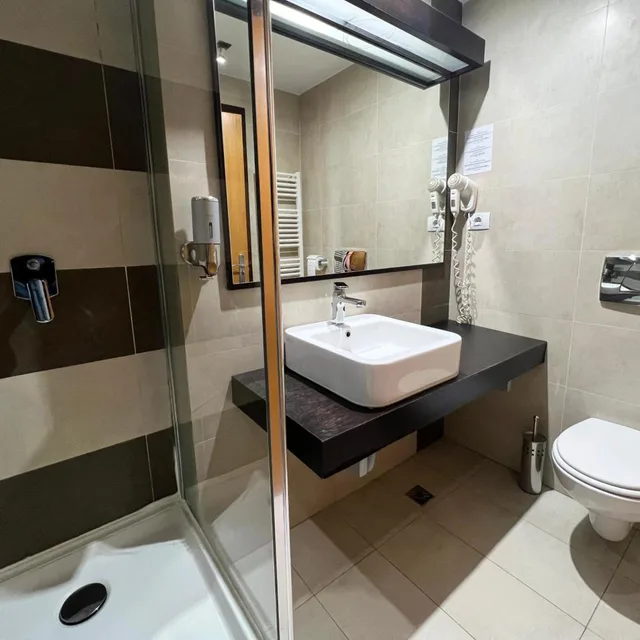 غرفة بسريرين منفصلين بشرفة، Hotel Ave Lux 7/10