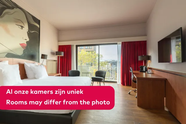 غرفة ديلوكس بسرير مزدوج أو سريرين منفصلين، Leonardo Hotel Utrecht City Center 1/4