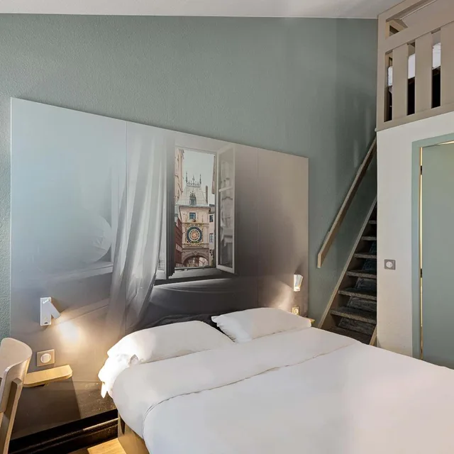 غرفة رباعية، B&B HOTEL Rouen Parc des Expos Zenith 4/10