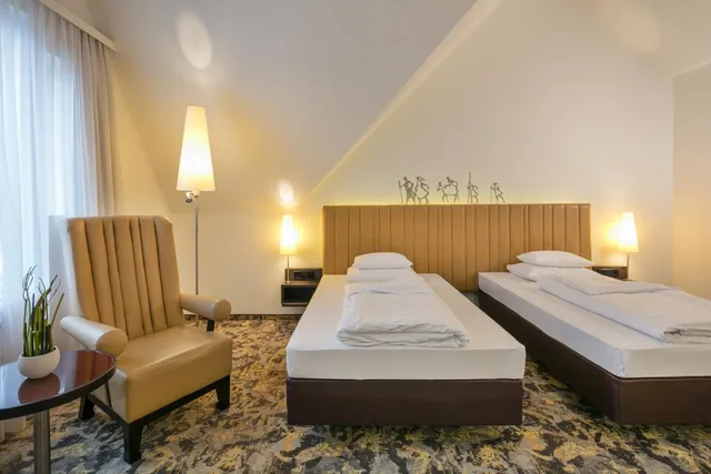 غرفة قياسية بسريرين منفصلين، ARCOTEL Camino Stuttgart 1/1