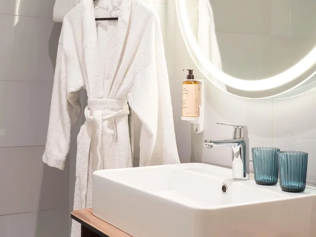غرفة ديلوكس بسرير مزدوج بشرفة، MERCURE BOLOGNA CENTRO 5/5
