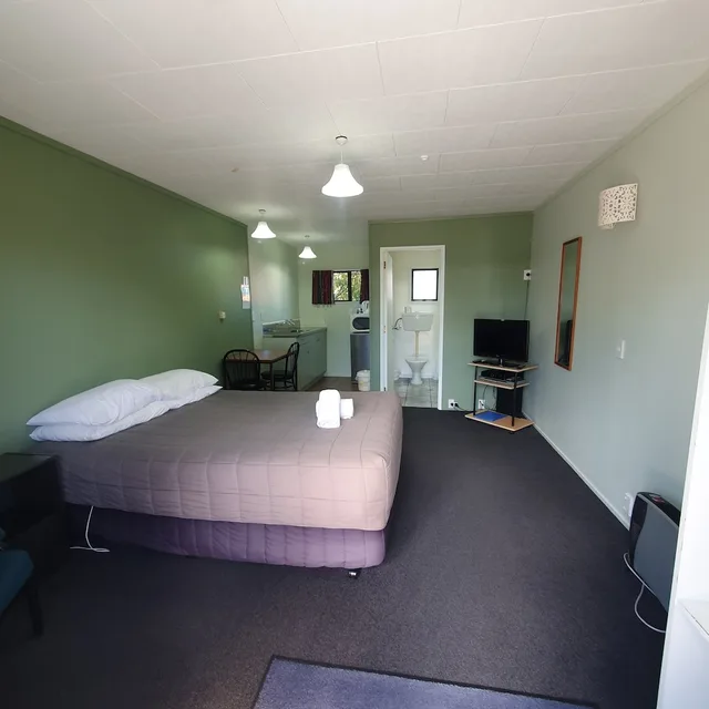 استوديو بسرير كوين، OHAKUNE COURT MOTEL 3/7