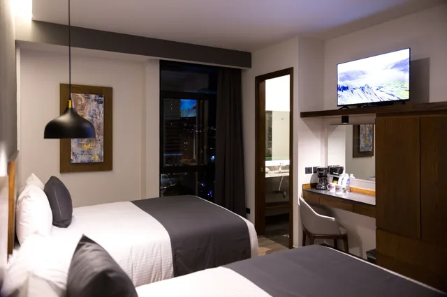 غرفة بسريرين مزدوجين، Gumont Guadalajara Lopez Mateos - Minerva Hotel 2/6