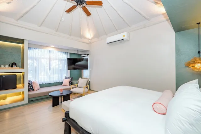 غرفة بسرير مزدوج بإطلالة على الحديقة، Supatra Hua Hin Resort 2/7