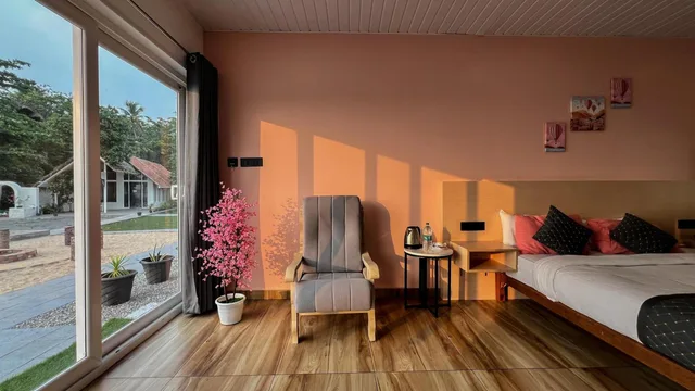 جناح بسرير كينج، Beach House Varkala by Palmyra 1/1