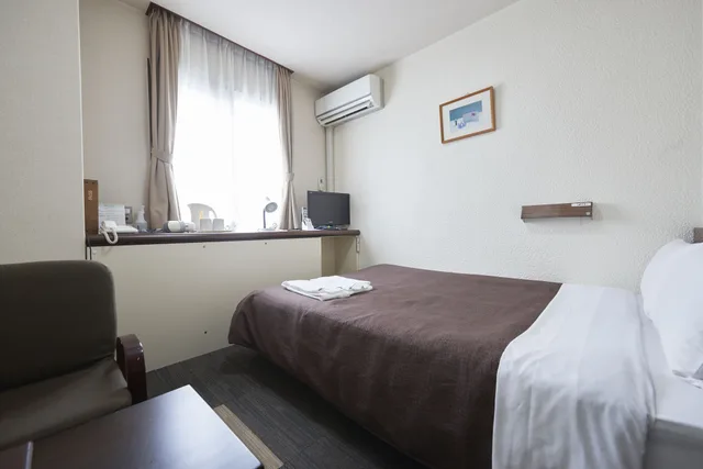 غرفة بسرير مزدوج للمدخنين، HOTEL SELECT INN TSUYAMA 2/3
