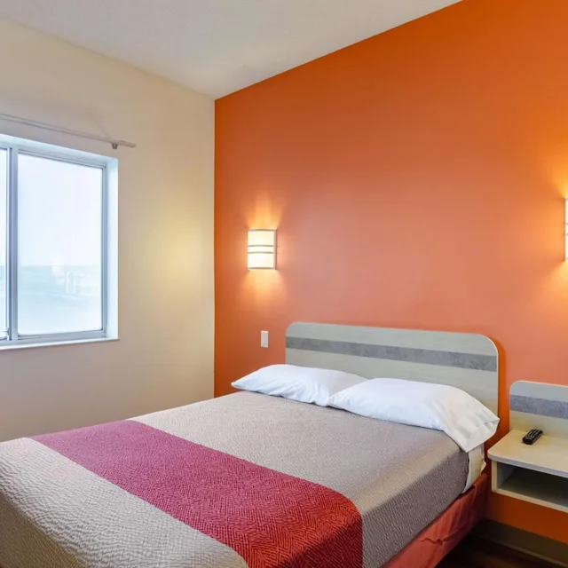 غرفة بسرير مزدوج للمدخنين، Motel6 Sidney, NE 3/10