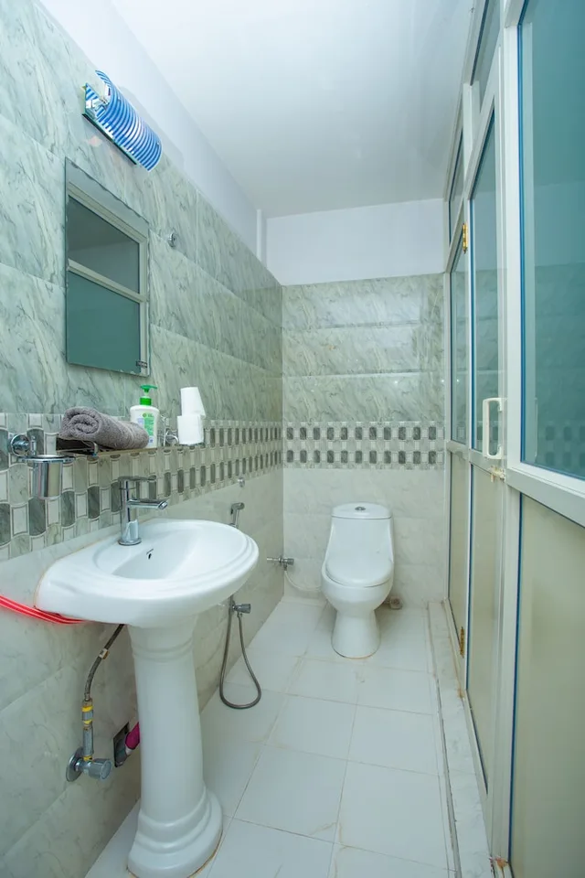 غرفة ديلوكس بسرير مزدوج بغرفتي نوم، The Boudha Inn 9/10
