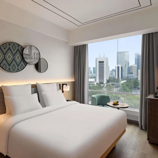 غرفة ديلوكس بسرير مزدوج، ALL SEASONS JAKARTA THAMRIN 3/10