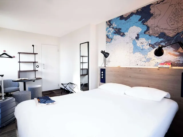 غرفة بسرير مزدوج وسرير فردي، Ibis Styles Saint Nazaire Centre Gare 1/5