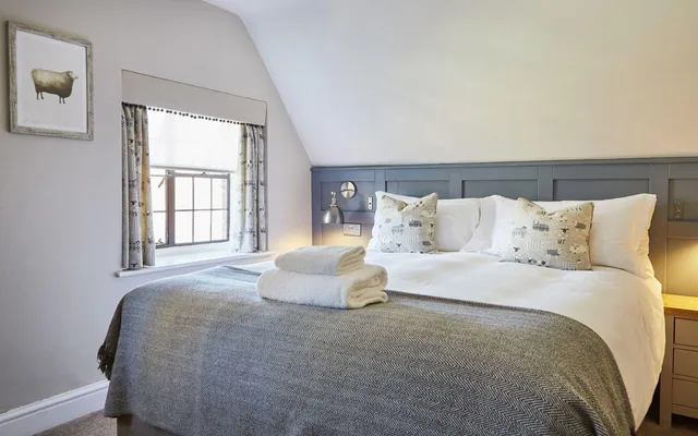غرفة بسرير مزدوج بحمام خاص، The Old New Inn 1/1