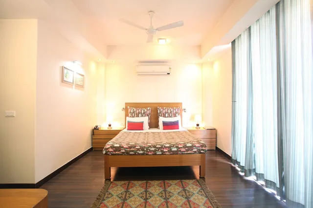 2 Bedrooms, Luxury, Apartment, 1 Queen and 1 Double Bed, Perch Service Apartments - Gurgaon 4/9