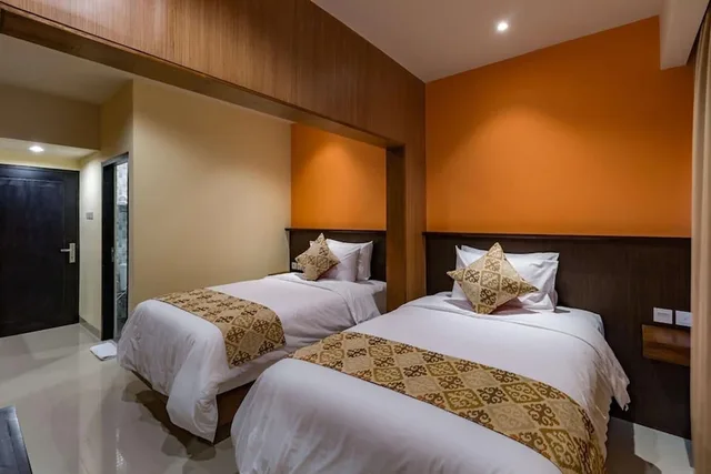 جناح ديلوكس بسرير مزدوج وسرير فردي، Ab Hotel Kuta 4/8