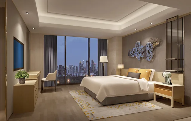جناح بسرير مزدوج، Primus Residence Shanghai Hongqiao 2/3