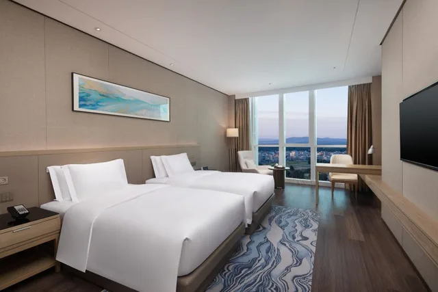 غرفة ديلوكس بسريرين منفصلين، Wyndham Pingtan 1/2