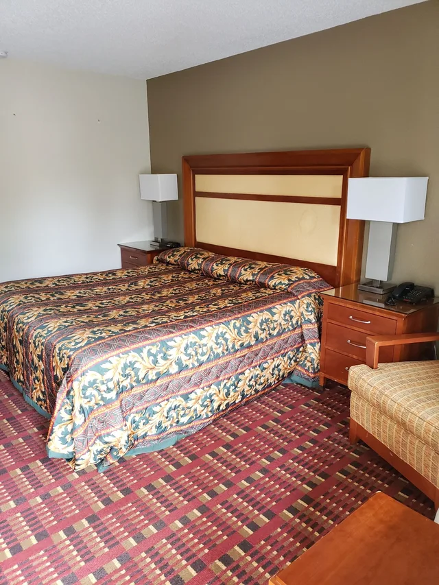 غرفة قياسية بسرير كينج للمدخنين، Peach Tree Inn 3/9