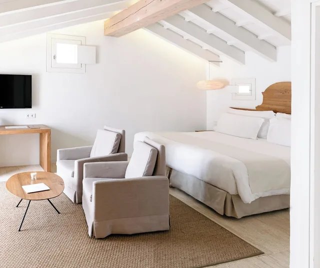 غرفة سوبيريور بسرير كينج بإطلالة على الحديقة، Hotel Torralbenc 8/10