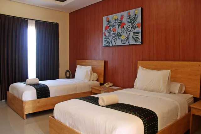 غرفة ديلوكس بسريرين منفصلين، Exotic Komodo Hotel 3/4
