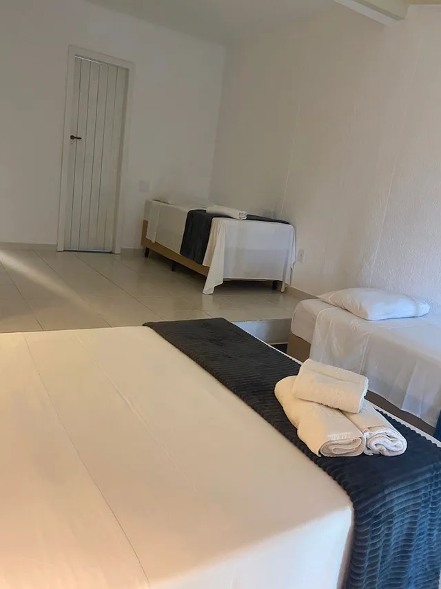 غرفة سوبيريور رباعية بسرير مزدوج وسريرين منفصلين، Pousada Casacolina 10/10