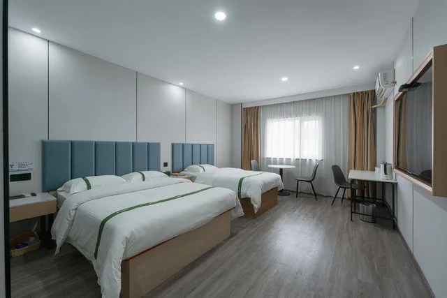 غرفة عائلية، Greentree Inn Shanghai Meilan Lake Hutai Road Express Hotel 1/2