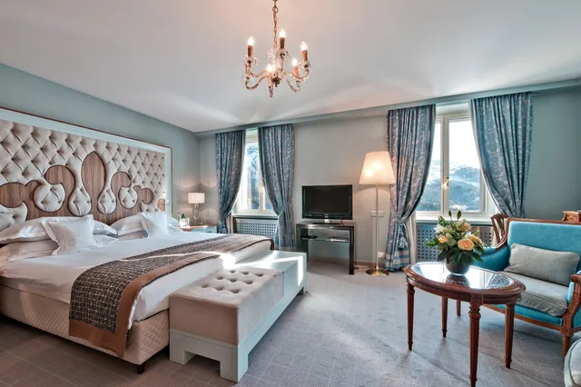 جناح جونيور بسرير كينج بإطلالة على البحيرة، Carlton Hotel St Moritz 1/8