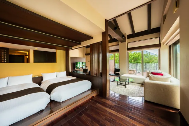 Suite, Futon Bed, Twin Beds, Outdoor Bath، Okuyado Buaiso 2/2