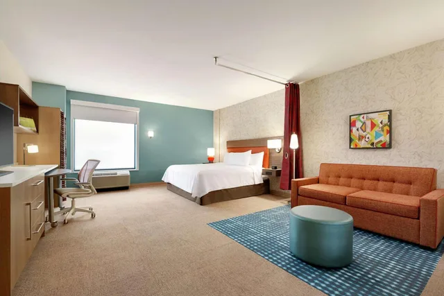 جناح استوديو بسرير كينج مع أريكة لذوي الإعاقة، Home2 Suites By Hilton Greece Rochester 2/4