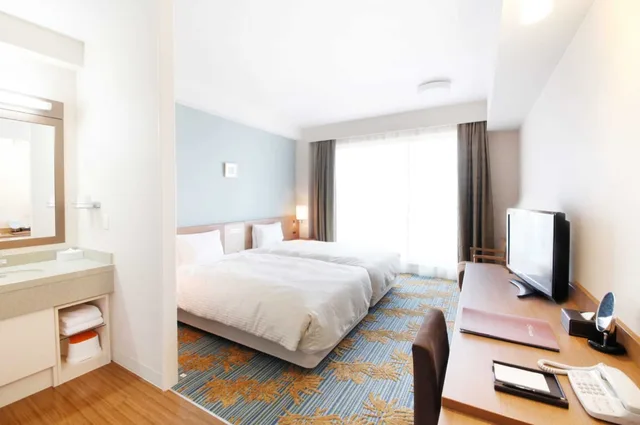 غرفة قياسية بسريرين منفصلين في المبنى الرئيسي، Vessel Hotel Campana Okinawa 4/6