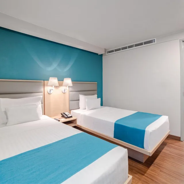 جناح بسرير مزدوج أو سريرين منفصلين بغرفة نوم واحدة مع أريكة، City Express Suites by Marriott Ciudad de Mexico Anzures 4/10
