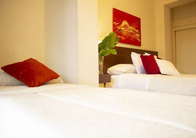 شقة بسرير كوين وسريرين منفصلين بغرفة نوم واحدة، Uvas Apart Hotel 2/3