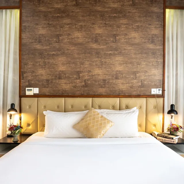 غرفة ديلوكس بسرير مزدوج بإطلالة على المدينة بشرفة، LCS Hotel & Apartment 3/10