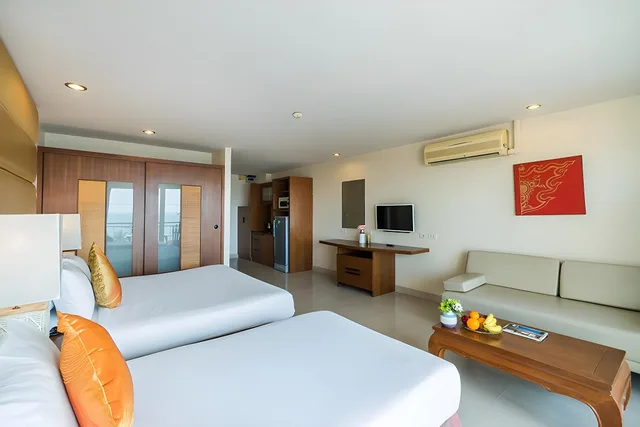 غرفة ديلوكس عائلية بسرير مزدوج وسرير فردي، Bella Villa Cabana 2/2