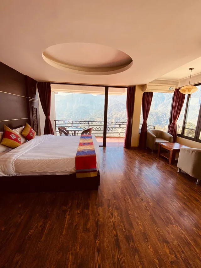 جناح جونيور بإطلالة على الجبل، Sapa Vista Hotel 10/10