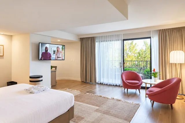 جناح استوديو فاخر بسرير كينج بإطلالة، Luxe Sunset Boulevard Hotel 1/6