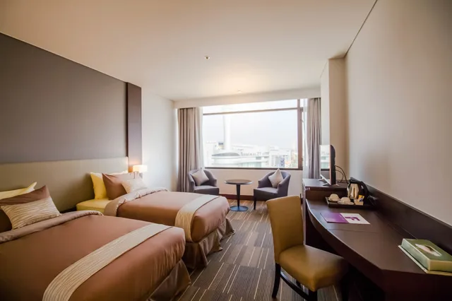 غرفة سوبيريور بسريرين منفصلين بإطلالة على المدينة، FORTUNE HOTEL KORAT 4/5