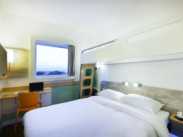 شقة بسرير مزدوج وسرير بطابقين، ibis budget Campinas Aquidaban 3/7