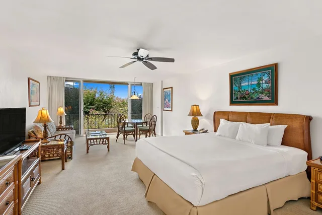 استوديو بسرير كوين بإطلالة على البحر، Aston Maui Kaanapali Villas 1/5